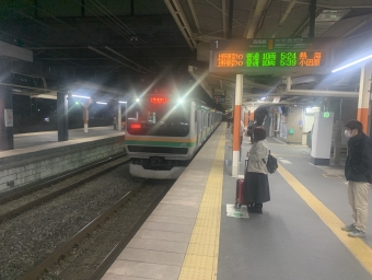 神保原駅から赤羽駅の乗車記録(乗りつぶし)写真