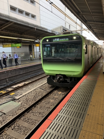 新宿駅から高輪ゲートウェイ駅の乗車記録(乗りつぶし)写真