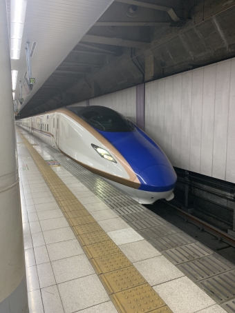 上野駅から上田駅の乗車記録(乗りつぶし)写真