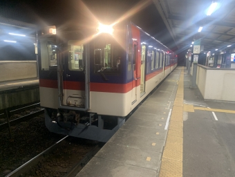 大洗駅から新鉾田駅の乗車記録(乗りつぶし)写真