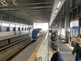 小松駅から越前たけふ駅の乗車記録(乗りつぶし)写真