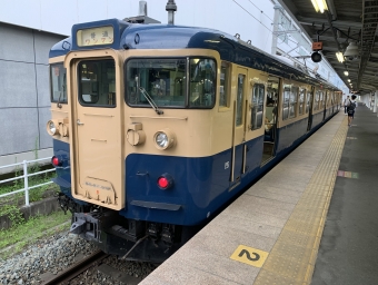 上田駅から軽井沢駅の乗車記録(乗りつぶし)写真