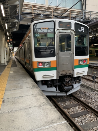 高崎駅から小山駅の乗車記録(乗りつぶし)写真