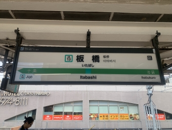 板橋駅 写真:駅名看板