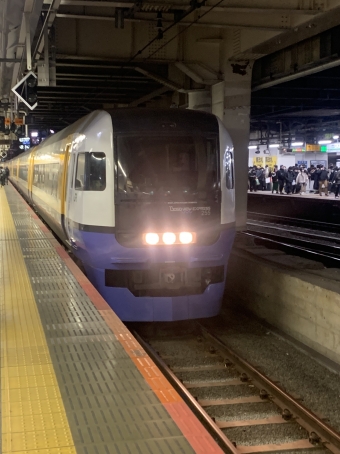 津田沼駅から新宿駅の乗車記録(乗りつぶし)写真