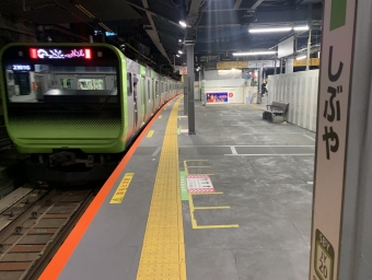 目黒駅から渋谷駅:鉄道乗車記録の写真