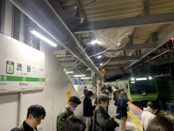 渋谷駅から高田馬場駅:鉄道乗車記録の写真