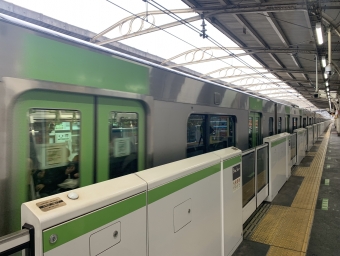日暮里駅から田端駅の乗車記録(乗りつぶし)写真