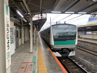 赤羽駅から十条駅の乗車記録(乗りつぶし)写真
