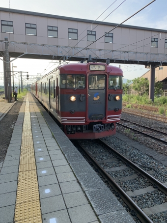 西上田駅から長野駅の乗車記録(乗りつぶし)写真