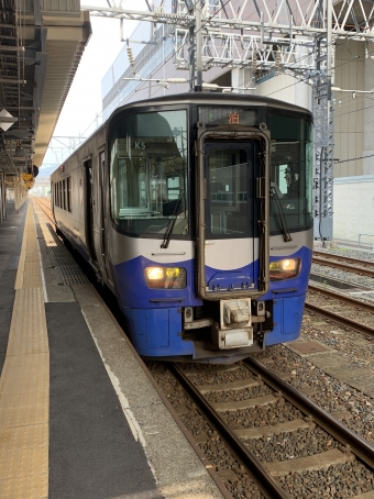 直江津駅から糸魚川駅の乗車記録(乗りつぶし)写真