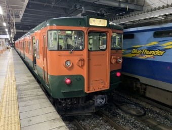 長野駅から西上田駅の乗車記録(乗りつぶし)写真