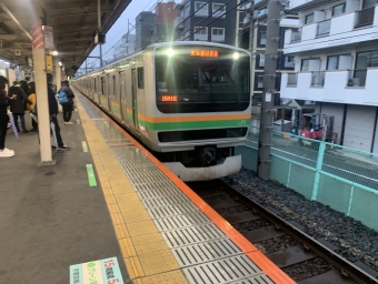 尾久駅から新橋駅:鉄道乗車記録の写真