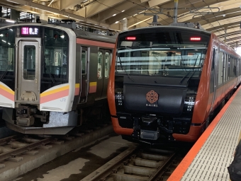 新潟駅から酒田駅の乗車記録(乗りつぶし)写真