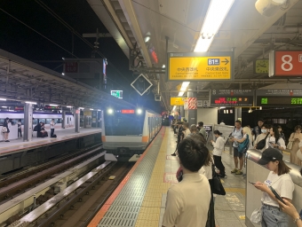 新宿駅から御茶ノ水駅の乗車記録(乗りつぶし)写真