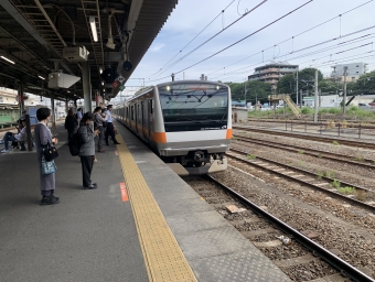 拝島駅から昭島駅:鉄道乗車記録の写真