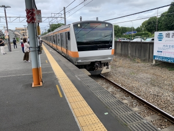 西立川駅から武蔵小金井駅の乗車記録(乗りつぶし)写真