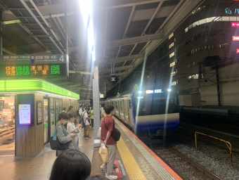 錦糸町駅から新小岩駅の乗車記録(乗りつぶし)写真