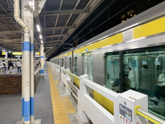 平井駅から亀戸駅の乗車記録(乗りつぶし)写真