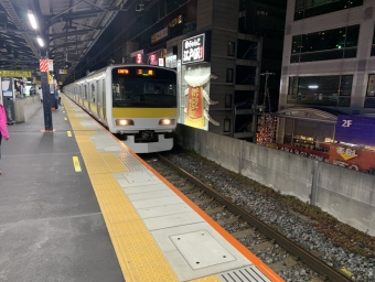 両国駅から浅草橋駅の乗車記録(乗りつぶし)写真