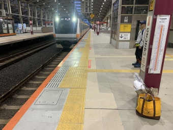 武蔵境駅から八王子駅の乗車記録(乗りつぶし)写真
