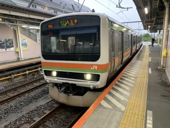 小宮駅から北八王子駅の乗車記録(乗りつぶし)写真