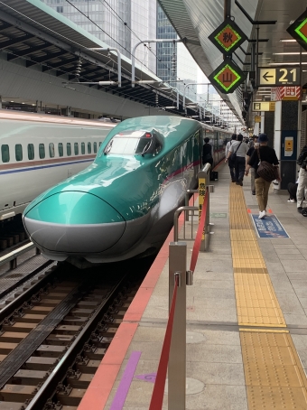 東京駅から水沢江刺駅の乗車記録(乗りつぶし)写真