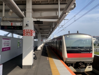 幕張豊砂駅から新浦安駅:鉄道乗車記録の写真