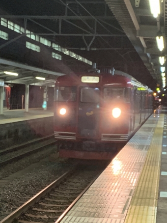 上田駅から西上田駅の乗車記録(乗りつぶし)写真