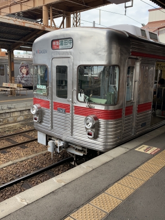 市役所前駅から須坂駅の乗車記録(乗りつぶし)写真