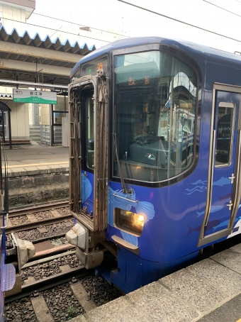 直江津駅から泊駅の乗車記録(乗りつぶし)写真