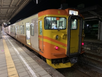 小諸駅から坂城駅の乗車記録(乗りつぶし)写真