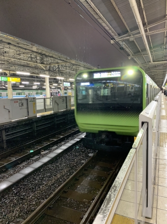 上野駅から新宿駅の乗車記録(乗りつぶし)写真
