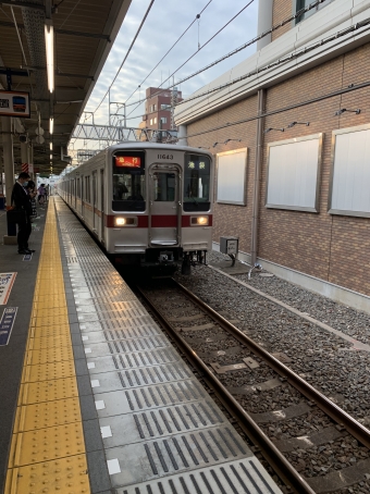 坂戸駅から池袋駅の乗車記録(乗りつぶし)写真
