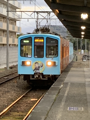 彦根口駅から多賀大社前駅の乗車記録(乗りつぶし)写真