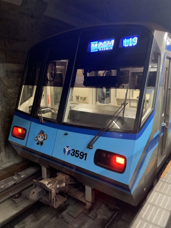 阪東橋駅からあざみ野駅の乗車記録(乗りつぶし)写真