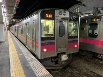 秋田駅から鷹ノ巣駅の乗車記録(乗りつぶし)写真