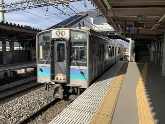 今井駅から篠ノ井駅の乗車記録(乗りつぶし)写真