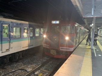 屋代駅から長野駅の乗車記録(乗りつぶし)写真