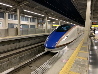 上田駅から佐久平駅の乗車記録(乗りつぶし)写真