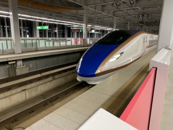 上越妙高駅から高崎駅の乗車記録(乗りつぶし)写真
