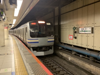 東京駅から五井駅の乗車記録(乗りつぶし)写真