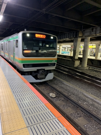 新宿駅から籠原駅の乗車記録(乗りつぶし)写真