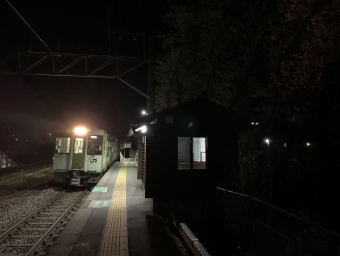 東小諸駅から小諸駅の乗車記録(乗りつぶし)写真