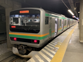 高崎駅から深谷駅の乗車記録(乗りつぶし)写真