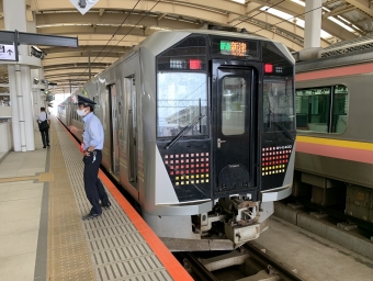 新潟駅から新津駅の乗車記録(乗りつぶし)写真