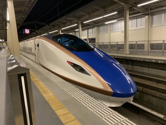 大宮駅から上田駅の乗車記録(乗りつぶし)写真