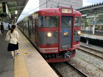 上田駅から戸倉駅の乗車記録(乗りつぶし)写真