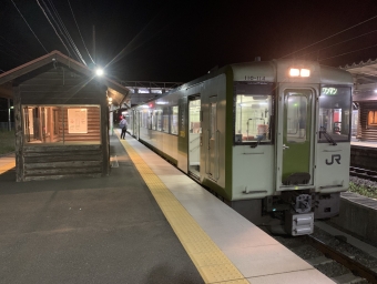 小淵沢駅から中込駅の乗車記録(乗りつぶし)写真