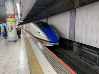 上野駅から上田駅の乗車記録(乗りつぶし)写真